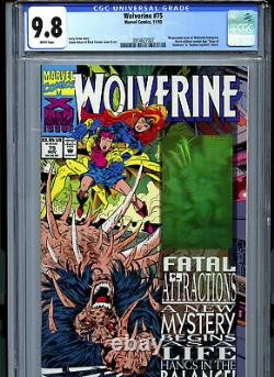 Wolverine #75 (1993) Marvel CGC 9.8 White Pages Wraparound Cover