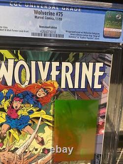 Wolverine #75 CGC 9.8 NEWSSTAND 11/93 White Pages Hologram