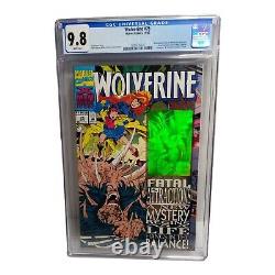 Wolverine #75 CGC 9.8 Newsstand 11/93 White Pages Hologram Comic Marvel