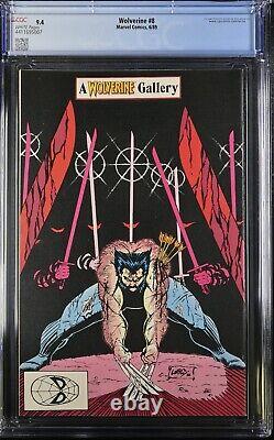 Wolverine #8 CGC 9.4, WHITE pages, Marvel Comics 1989, 4411695007