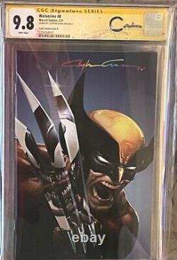 Wolverine #8 CGC Signature Series Clayton Crain 9.8 White Pages Marvel 2021