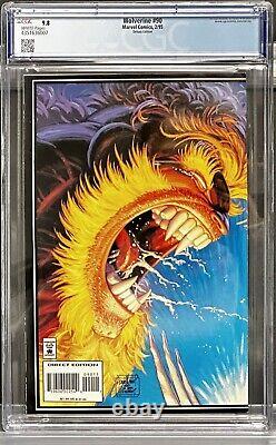 Wolverine #90 CGC 9.8 Mint Marvel 1995 Deluxe Edition White Pages