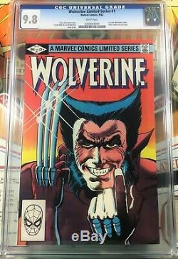 Wolverine Limited Series #1,2,3,4 CGC 9.8! NM/MT, White Pages! Full Set! Miller