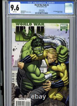 World War Hulk #5 (2008) Marvel CGC 9.6 White 1st Full App. Of Skaar Variant