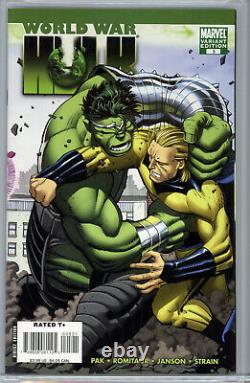 World War Hulk #5 (2008) Marvel CGC 9.6 White 1st Full App. Of Skaar Variant