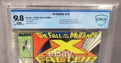 X-FACTOR #24 (Archangel 1st app) White Pages CBCS 9.8 Marvel Comics 1988 cgc