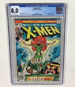 X-MEN #101 CGC 8.0 KEY! WHITE! (1st Phoenix & Origin! Wolverine) 1975 Marvel