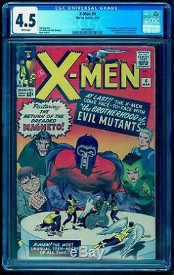 X-MEN 4 CGC 4.5 WHITE 1st SCARLET WITCH QUICKSILVER UNDER GRADED NICE AS 7.5