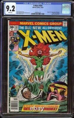 X-Men # 101 CGC 9.2 White (Marvel, 1976) Origin and 1st appearance Phoenix