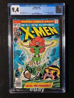 X-Men #101 CGC 9.4 (1976) Org and 1st appearance of Phoenix WHITE pgs