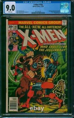 X-Men #102? CGC 9.0 White Pages? Storm Origin! Juggernaut Marvel Comic 1976