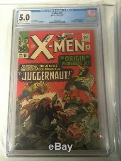X-Men #12 7/65 Marvel Comics 5.0 OFF-WHITE TO WHITE (1st Juggernaut)
