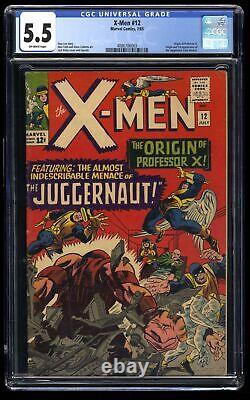 X-Men #12 CGC FN- 5.5 Off White 1st Appearance Juggernaut! Marvel 1965