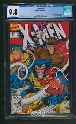 X-Men #4 CGC 9.8 White Pages 1st App. Omega Red Jim Lee Art Marvel 1992