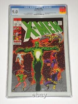X-Men 55 (1969 Marvel) CGC Graded 9.0 White Pages