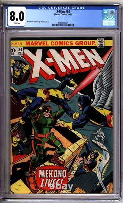 X-Men 84 CGC Graded 8.0 VF White Marvel Comics 1973