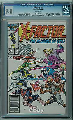 X-factor #5 Cgc 9.8 1st Apocalypse White Pages Copper Age Key Book
