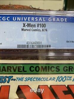 X-men #100 1976 Cgc 9.4 White Pages Marvel (mcu Inbound) Old Team Vs New Team