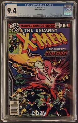 X-men #118 Cgc 9.4 White Pages Marvel Comics February 1979 Moses Magnum Sunfire