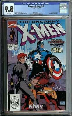 X-men #268 Cgc 9.8 White Pages // Jim Lee Cover Marvel 1990 ID 45738