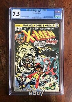 X-men #94 Cgc 7.5 (8/75) New X-men Begin 2nd App White Pages Hot Book