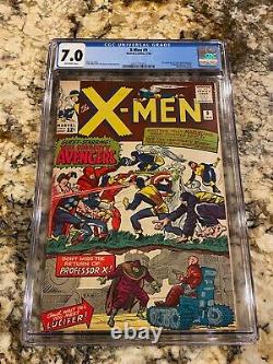 X-men #9 Cgc 7.0 Off White Pages Super High End Mega Key 1st X-men Vs Avengers
