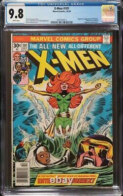 Xmen 101 CGC 9.8 White Pages X-Men Marvel 1st Appearance of Phoenix