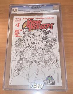 YOUNG AVENGERS #1 Wizard World Sketch Variant CGC 9.8 White 1st App Kate Bishop