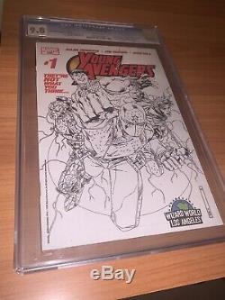 YOUNG AVENGERS #1 Wizard World Sketch Variant CGC 9.8 White 1st App Kate Bishop